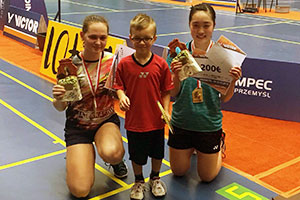バド女子 吉川・韮澤 国際大会「ポーランドジュニア2018」優勝
