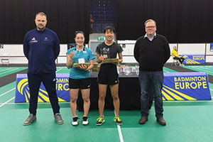 バド女子 吉川・韮澤 国際大会「スウェーデンジュニア2018」優勝