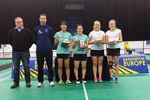 バド女子 吉川・韮澤 国際大会「スウェーデンジュニア2018」優勝