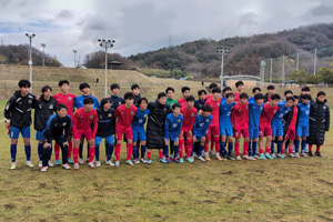 中国・陝西省青少年サッカー交流団との交流
