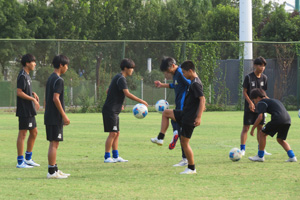 サッカー部　中国・陝西省遠征