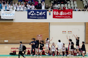 バスケットボール部（女子）　令和６年度第４回南海プライウッド杯兼全国高等学校バスケットボール選手権大会香川県予選会　優勝