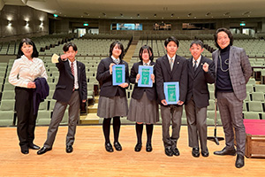 部員と顧問で集合