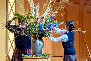 花いけ中
